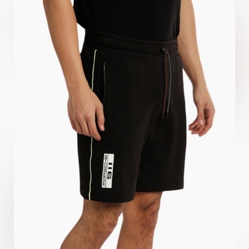 Puma Black Athletic Shorts Lightweight Performance Design